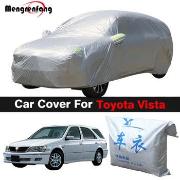 Full Auto Kryt Vonkajší slnečník Anti-UV Dážď, Sneh, Ľad Ochranu Auto Kryt, odolný proti otrasom, prachu Pre Toyota Vista