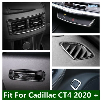 Na Copilot Rukavice Úložný Box Rukoväť Flitrami AC Otvor Kryt Výstražné Svetlo Výbava Interiérové Doplnky Pre Cadillac CT4 2020 - 2022